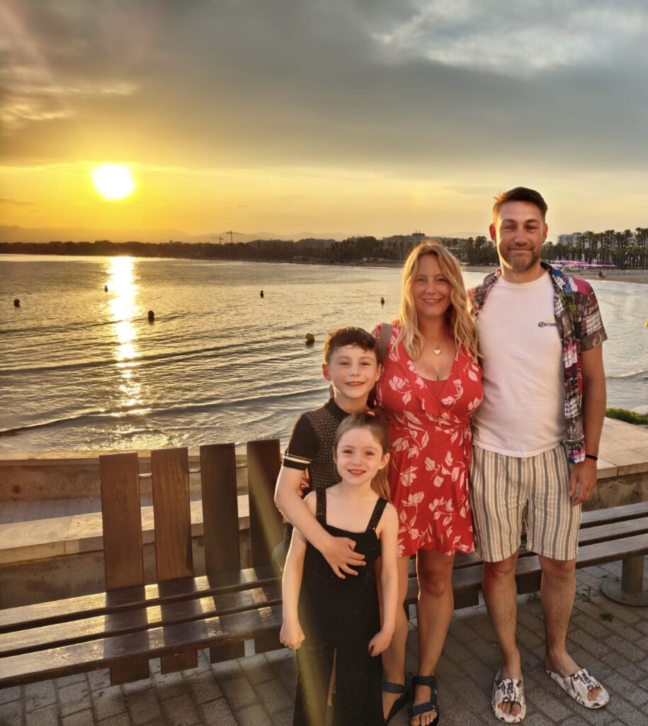 The McGlynn family in Andalusia